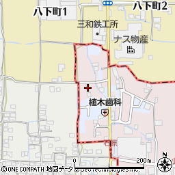 亀田組周辺の地図