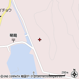 長崎県対馬市上対馬町琴62-10周辺の地図