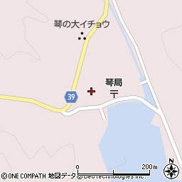 長崎県対馬市上対馬町琴717周辺の地図