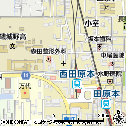 奈良県磯城郡田原本町245-11周辺の地図
