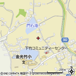 岡山県浅口市金光町下竹248周辺の地図