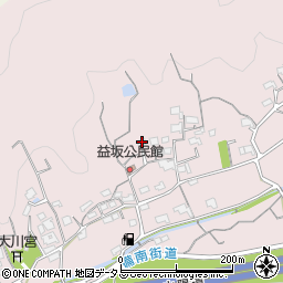 岡山県浅口市鴨方町益坂358周辺の地図