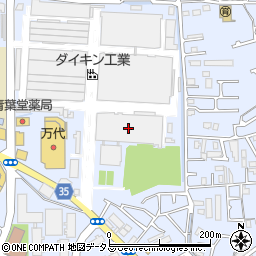 ダイキン工業株式会社　堺製作所金岡工場施設部周辺の地図