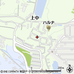 奈良県香芝市上中1227-28周辺の地図