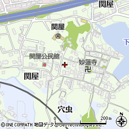 奈良県香芝市関屋1342-3周辺の地図
