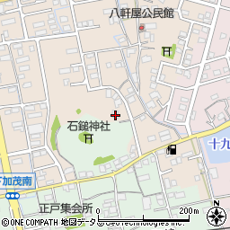 広島県福山市加茂町八軒屋208周辺の地図