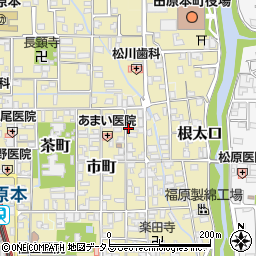 奈良県磯城郡田原本町653周辺の地図