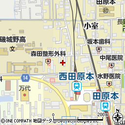 奈良県磯城郡田原本町245周辺の地図