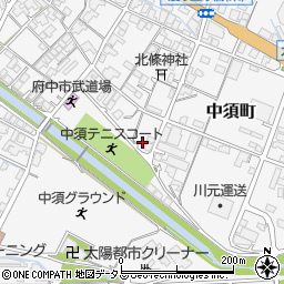 広島県府中市中須町799周辺の地図