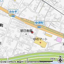 広島県府中市中須町332周辺の地図