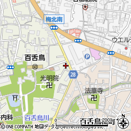 ＪＡ堺市百舌鳥周辺の地図