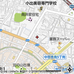 大阪府堺市北区中百舌鳥町4丁614-2周辺の地図