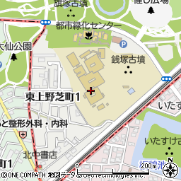 大阪府堺市堺区東上野芝町周辺の地図