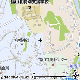 広島県福山市駅家町万能倉1474周辺の地図