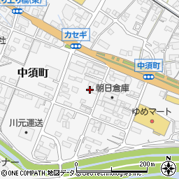広島県府中市中須町367周辺の地図