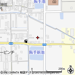 奈良県磯城郡田原本町阪手459周辺の地図