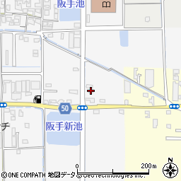 奈良県磯城郡田原本町阪手452周辺の地図