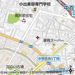 大阪府堺市北区中百舌鳥町4丁618周辺の地図