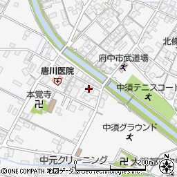 広島県府中市中須町1443周辺の地図