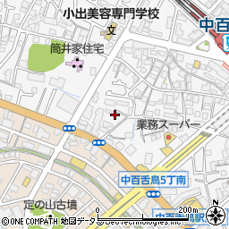 大阪府堺市北区中百舌鳥町4丁618-1周辺の地図
