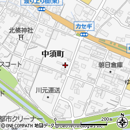 広島県府中市中須町752周辺の地図