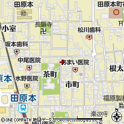 奈良県磯城郡田原本町580周辺の地図