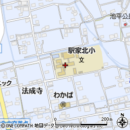 福山市立駅家北小学校周辺の地図