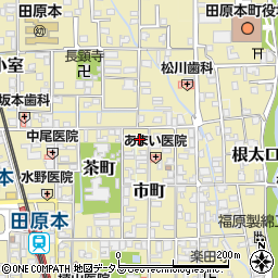 奈良県磯城郡田原本町608周辺の地図