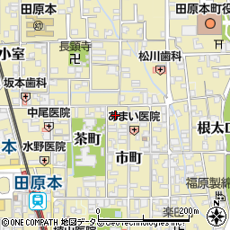 奈良県磯城郡田原本町581周辺の地図