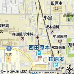 奈良県磯城郡田原本町238-11周辺の地図
