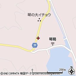 長崎県対馬市上対馬町琴704周辺の地図