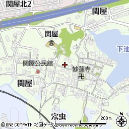 奈良県香芝市関屋1385周辺の地図