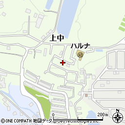 奈良県香芝市上中1246-10周辺の地図