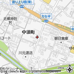 広島県府中市中須町751周辺の地図