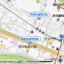 広島県府中市中須町80周辺の地図