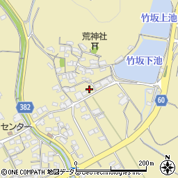 岡山県浅口市金光町下竹1392周辺の地図