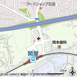 香芝関屋郵便局 ＡＴＭ周辺の地図