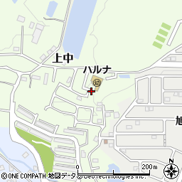 奈良県香芝市上中1231-10周辺の地図
