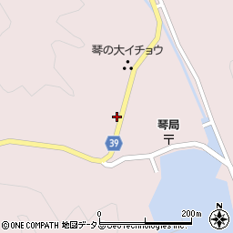 長崎県対馬市上対馬町琴700-1周辺の地図