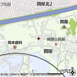 奈良県香芝市関屋545周辺の地図
