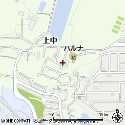 奈良県香芝市上中1231-21周辺の地図