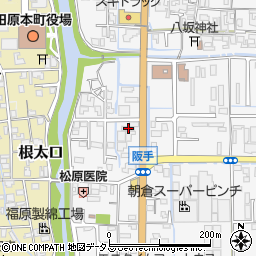 奈良県磯城郡田原本町阪手493周辺の地図