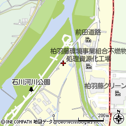 大阪府羽曳野市川向47周辺の地図
