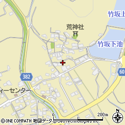 岡山県浅口市金光町下竹1396周辺の地図