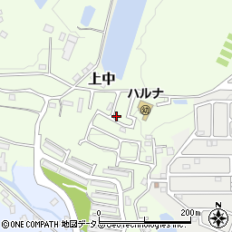 奈良県香芝市上中1246-6周辺の地図