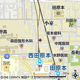 奈良県磯城郡田原本町236周辺の地図
