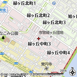上野芝ハイツ周辺の地図