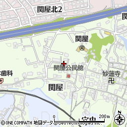 奈良県香芝市関屋434周辺の地図