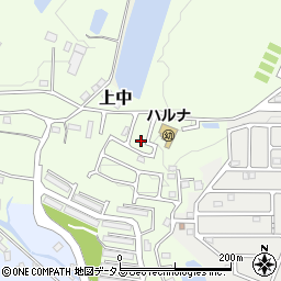 奈良県香芝市上中1231-20周辺の地図