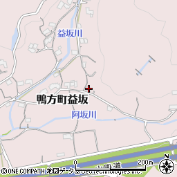 岡山県浅口市鴨方町益坂820周辺の地図
